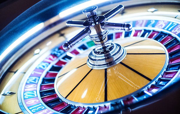 Live dealer casino studio with multiple camera angles